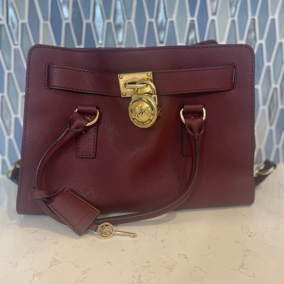 Michael Kors Medium Hamilton Satchel - Picture 5 of 8